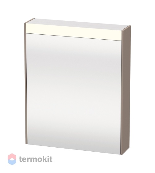 Зеркальный шкаф Duravit Brioso 62 с подсветкой базальт BR7101L4343