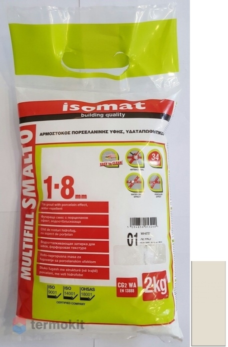 Затирка Isomat Multifill Smalto 1-8 Анемон 17 (2 кг)