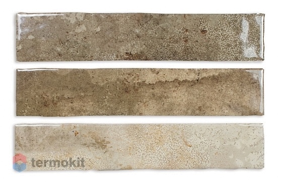 Керамическая плитка DNA Tiles Enamel Truffle настенная 5x25