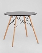 Стол EAMES DSW D80 800х720 черный
