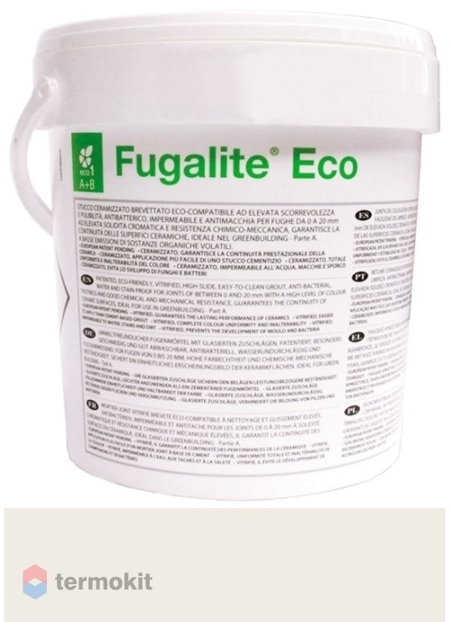 Затирка Kerakoll Fugalite Eco эпоксидная 50 Pergamon (3 кг ведро)