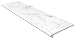 Ступень Gres de Marble Peld. Red.120 Carrara Blanco Liso 33x120