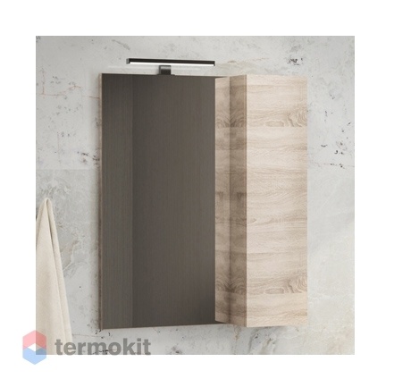 Зеркальный шкаф COMFORTY Тромсе-60 дуб сонома 00004142221