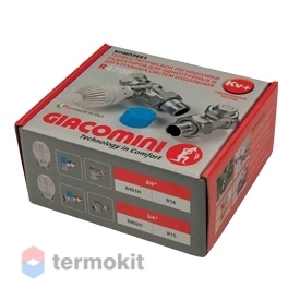 Giacomini Угловой термостатический комплект с увеличенным проходом R470FX054 3/4"