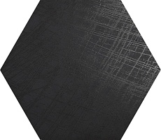 Керамогранит Tonino Lamborghini Indy Nero Esagono lato 34,6x40
