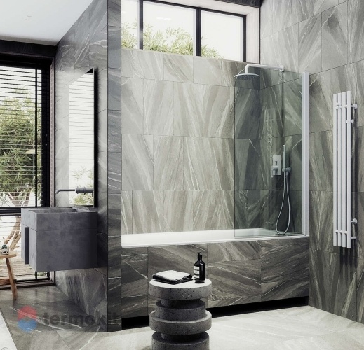 Душевая шторка Maybah Glass 700х1400 белый MGV-599-1