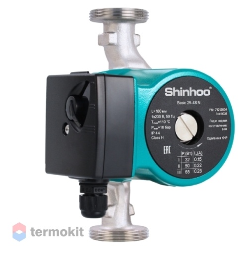 Циркуляционный насос Shinhoo BASIC 15-4S N 130 1x230V