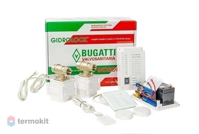 Комплект для защиты от протечек воды Gidrоlock Premium RADIO BUGATTI 3/4