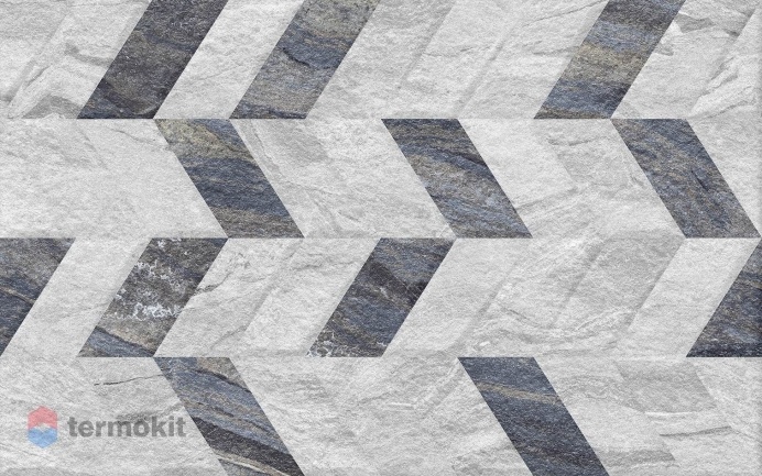 Керамическая плитка Gracia Ceramica Strim серый низ 03 настенная 25х40