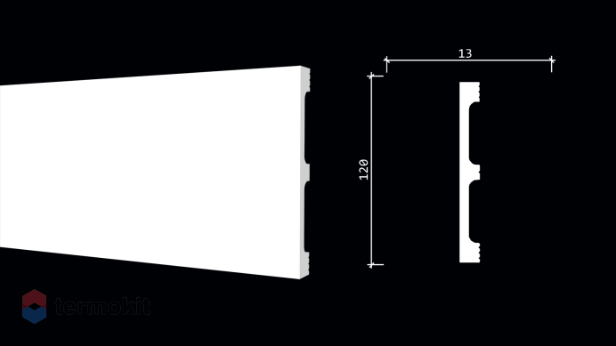 Плинтус Decor-Dizayn DD710