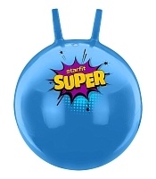 Мяч-попрыгун Starfit SUPER GB-0401 45 см, 500 гр, с рожками, голубой (антивзрыв)