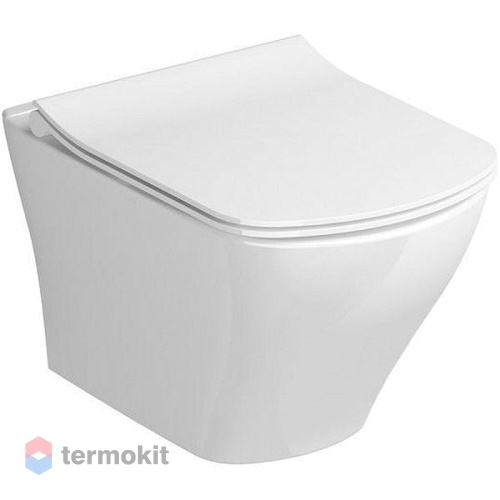 Унитаз подвесной Ravak Classic RimOFF с сиденьем X01671+X01673