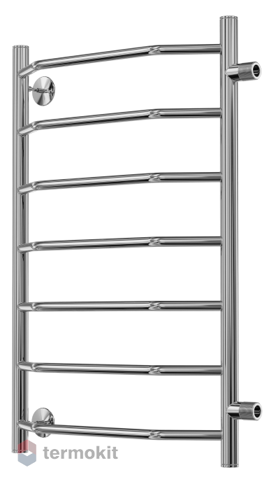 Водяной полотенцесушитель Terminus Виктория П7 500x796 с боковым подключением 600