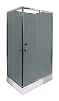 Душевой уголок Parly 1950x700x1000 (тонированное стекло) хром QZ71S