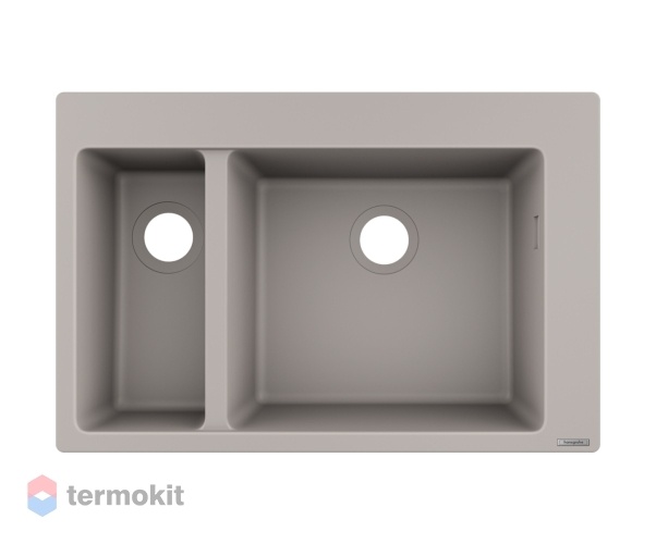 Мойка для кухни Hansgrohe S51 серый бетон 43315380
