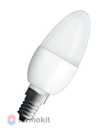 Лампа Osram LED свеча B40 E14 5,5W 827 230-240V