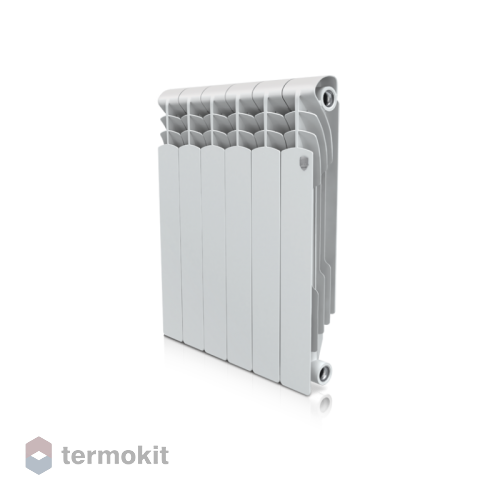 Биметаллический радиатор Royal Thermo Revolution Bimetall 350 \ 04 секции \ с боковым подключением