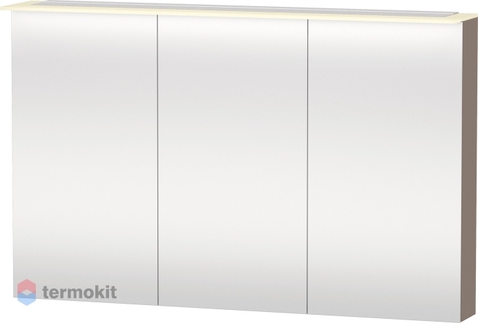 Зеркальный шкаф Duravit X-Large 120 с подсветкой Базальт XL759604343