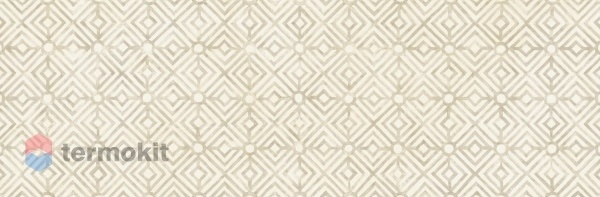 Керамическая плитка Ragno Coliseum R6NS Avorio Decoro Cross Ret настенная 32,5x97,7