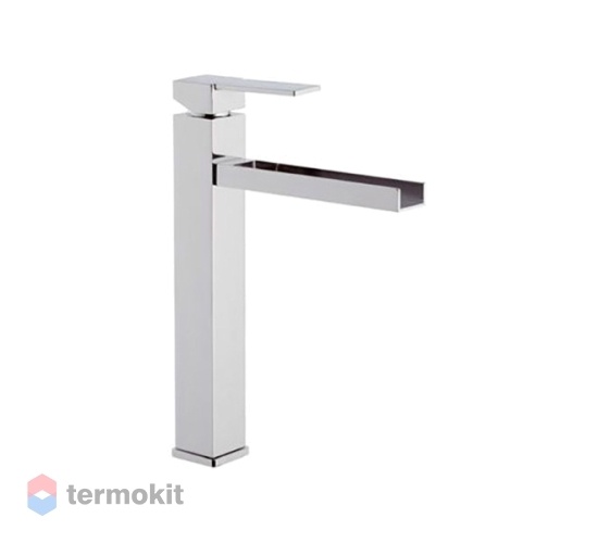 Смеситель для раковины высокий Remer Qubika Cascata Хром QC11L