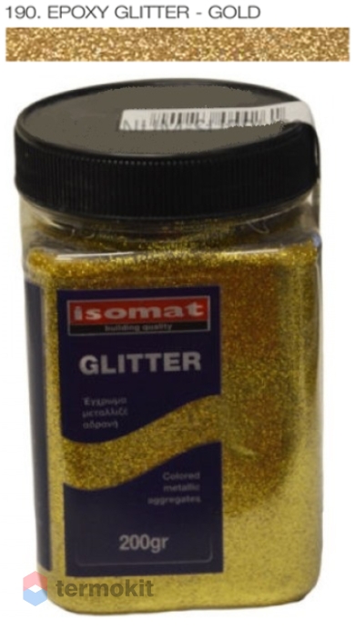 Затирка Isomat Glitter 190 Золотой 200г