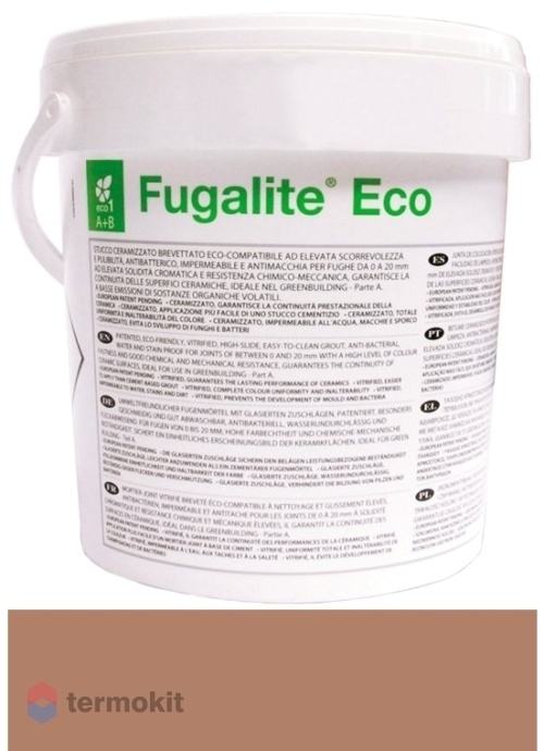Затирка Kerakoll Fugalite Eco эпоксидная 11 Brown (3 кг ведро)