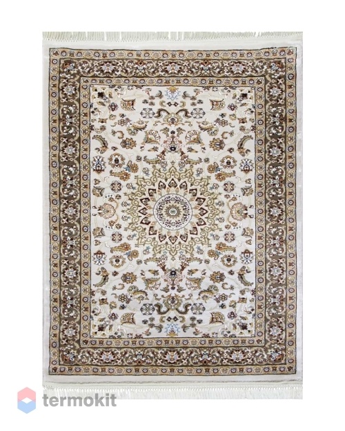 Ковёр Merinos Shahreza 120x300 прямоугольный кремовый/коричневый d210