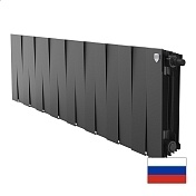 БиМеталлические радиаторы Royal Thermo PianoForte Noir Sable 300 с нижним подключением 80 мм