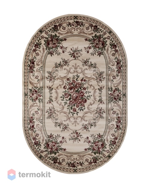 Ковёр Merinos Colizey 250x350 овальный кремовый d057