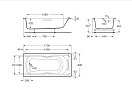 Акриловая ванна ROCA BECOOL 1700x800 ZRU9302852