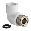 Valtec Фитинг полипропиленовый угольник с накидной гайкой 25 х 3/4"