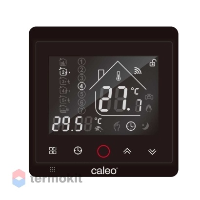 Терморегулятор встраиваемый Caleo С936 Wi-Fi черный lux