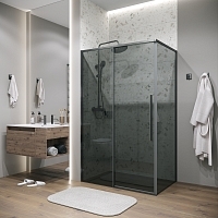 Душевой уголок Grossman Galaxy 1950x1400x1000 (тонированное стекло) графит сатин 120.K33.01.1410.42.10