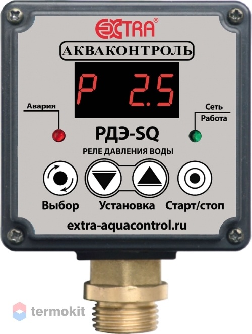 Aquacontrol Реле давления для насосов типа SQ РДЭ-SQ-10-2,85