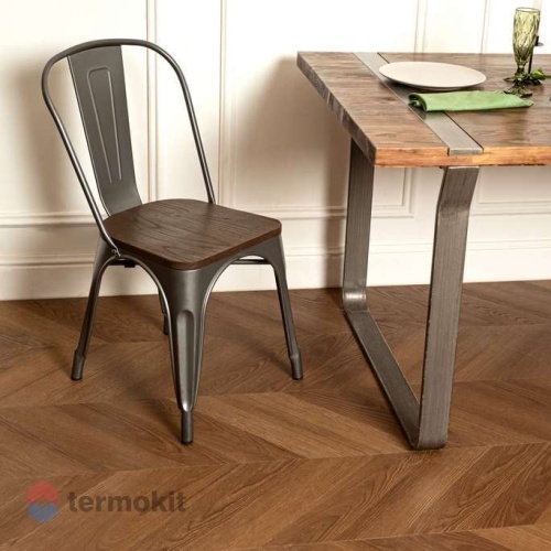 Кварцвиниловая плитка Vinilam Parquet Chevron 8,5 мм Шеврон Плезир