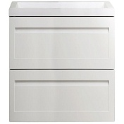 Тумба под раковину ART&MAX PLATINO 58 подвесная белый матовый AM-Platino-580-2C-SO-BM