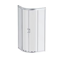 Душевой уголок AM.PM Gem 1900x1000x1000 матовое серебро W90G-401-100WT