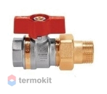 Danfoss BVR-F Шаровой латунный кран НР-ВР полнопроходной со сгоном 1 ...