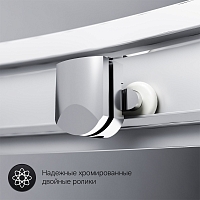 Душевой уголок AM.PM Gem 1900x800x800 матовое серебро W90G-401-080WT