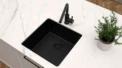 Мойка для кухни Paulmark LASSAN матовый черный LA44-MBN