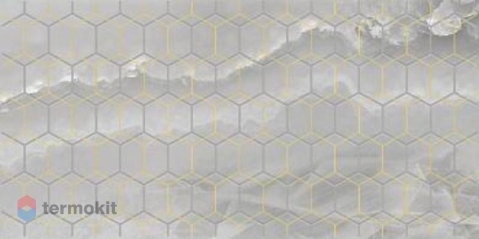 Керамическая плитка Laparet Prime Декор серый 25х50