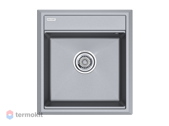 Мойка для кухни Paulmark STEPIA серый металлик PM114651-GRM