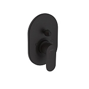 Встраиваемый смеситель для ванны и душа Hansgrohe Vernis черный матовый 71449670
