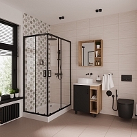 Душевой уголок Niagara Nova 1900x1200x800 черный NG- 6810-08 BLACK