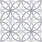 Керамическая плитка Dual Gres Chic Bosham White напольная 45x45