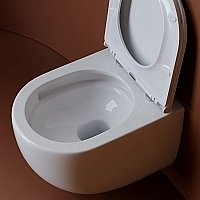 Унитаз подвесной Ceramicanova Up с сиденьем микролифт CN4007