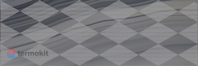 Керамическая плитка Laparet Agat Geo Декор серый 20х60