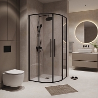 Душевой уголок Niagara Nova 1950x800x800 черный матовый NG-6825-34BLACK