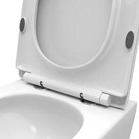 Унитаз подвесной BelBagno UNO-TOR безободковый, с системой смыва "Торнадо", с сиденьем soft close BB5177CH-TOR/SC