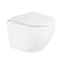 Унитаз подвесной BelBagno UNO с сиденьем микролифт BB3105CHR/SC